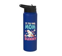 I'm The Cool Mom Bunny Mommy Easter Bunny Stainless Steel Insulated Water Bottle