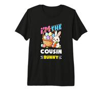 I'm The Cousin Bunny Egg Hunting Family Matching Easter Premium T-Shirt