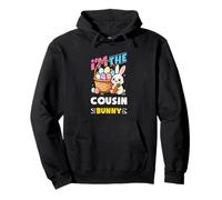 I'm The Cousin Bunny Egg Hunting Family Matching Easter Pullover Hoodie