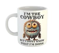 I'm The Cowboy But I Don’t Know What Im Doing Worried Moster Mug