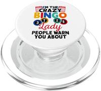 I'm The Crazy Bingo Lady People Warn You About PopSockets PopGrip for MagSafe