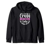 Im The Crazy Overthinking Lady They Warned You About Zip Hoodie