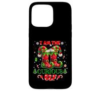 I'm The Curious Elf Christmas Outfit Funny Xmas Case for iPhone 15 Pro Max