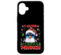 I'm The Curious Penguin Christmas Outfit Funny Xmas Case for iPhone 16 Plus