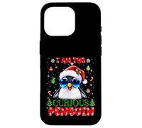 I'm The Curious Penguin Christmas Outfit Funny Xmas Case for iPhone 16 Pro