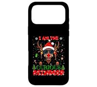 I'm The Curious Reindeer Christmas Outfit Funny Xmas Case for iPhone 17 Pro Max