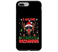 I'm The Curious Reindeer Christmas Outfit Funny Xmas Case for iPhone 7 Plus/8 Plus