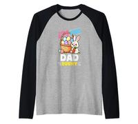 I'm The Dad Bunny Egg Hunting Family Matching Easter Raglan Baseball Tee