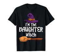 I'm The Daughter Witch Halloween Matching Group Costume T-Shirt