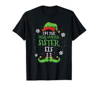 Im The Deer Hunter Sister Elf Christmas Value Graphic T-Shirt