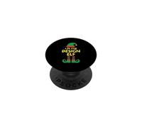 I'm The Design Elf Family Matching Group Christmas Fun PopSockets Adhesive PopGrip