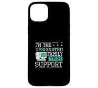 I'm The Designated Family Tech Support Funny Computer Nerds Case for iPhone 15 Plus