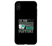 I'm The Designated Family Tech Support Funny Computer Nerds Case for iPhone XS Max
