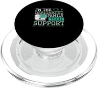 I'm The Designated Family Tech Support Funny Computer Nerds PopSockets PopGrip for MagSafe