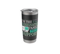I'm The Designated Family Tech Support Funny Computer Nerds Stainless Steel Insulated Tumbler