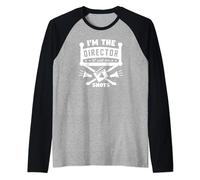 I'm The Director I Call The Shots - Funny Movie Director Raglan Baseball Tee