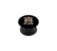 I'm The DJ Not A Jukebox Party Music Vinyl Lover PopSockets Adhesive PopGrip