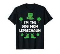 I'm The Dog Mom Leprechaun Funny St Patricks Day Lucky Irish T-Shirt