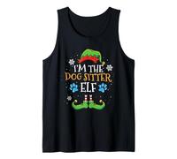 Im The Dog Sitter Elf Christmas Tank Top