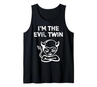 "I'm The Evil Twin" Funny Halloween T-Shirt Tank Top
