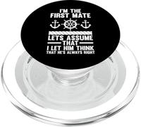 I'm the first mate lets assume boating PopSockets PopGrip for MagSafe