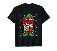 I'm The Flute Player Elf Christmas Funny Instrumentalist T-Shirt