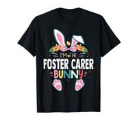 I'm The Foster Carer Bunny Easter Day Rabbit Matching T-Shirt