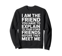 I'm the Friend You have to explain Funny Social Introvert Sweatshirt