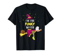 I'm the Funky Witch Halloween Pumpkin Leopard Costume Gift T-Shirt