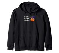 I'm The Funny Pumpkin Witch Hat Halloween Humor Zip Hoodie