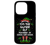 I'm the Gamer Elf Powered by Cocoa and Chaos Christmas Pj Case for iPhone 14 Pro