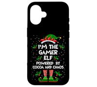 I'm the Gamer Elf Powered by Cocoa and Chaos Christmas Pj Case for iPhone 16