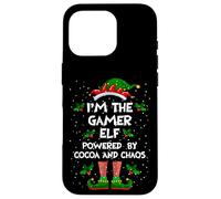 I'm the Gamer Elf Powered by Cocoa and Chaos Christmas Pj Case for iPhone 16 Pro