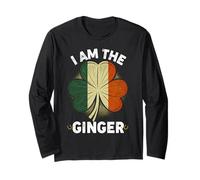 I'm The Ginger Funny St Patrick's Day Tee Irish Shamrock Long Sleeve T-Shirt
