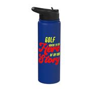 I'm The Golf Hero Saying Funny Golfer Stainless Steel Insulated Water Bottle