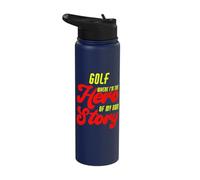 I'm The Golf Hero Saying Funny Golfer Stainless Steel Insulated Water Bottle