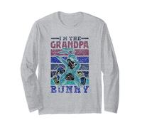 I'm The Grandpa Bunny Happy Egg Easter Granddad Long Sleeve T-Shirt