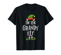 I'm the Grandy Elf Graphic - Funny Ugly Christmas Apparel T-Shirt