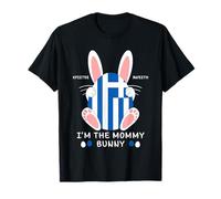 I'm The Greek Easter Bunny Mommy Greece Christos Anesti T-Shirt