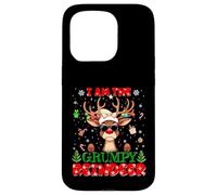 I'm The Grumpy Reindeer Christmas Outfit Funny Xmas Case for iPhone 15 Pro