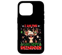 I'm The Grumpy Reindeer Christmas Outfit Funny Xmas Case for iPhone 16 Pro