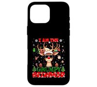 I'm The Grumpy Reindeer Christmas Outfit Funny Xmas Case for iPhone 16 Pro Max