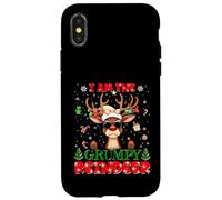 I'm The Grumpy Reindeer Christmas Outfit Funny Xmas Case for iPhone X/XS