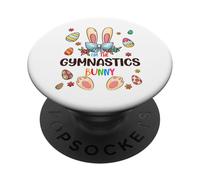 I'm The Gymnastics Bunny Easter Day Matching Family Egg Hunt PopSockets Adhesive PopGrip