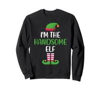 I'm The Handsome Elf Christmas Matching Family Pajamas Xmas Sweatshirt