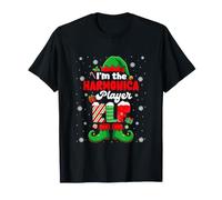 I'm The Harmonica Player Elf Christmas Funny Instrumentalist T-Shirt