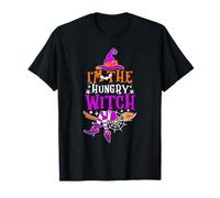 I'm The Hungry Witch Shirt Funny Witch Halloween Costume T-Shirt
