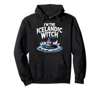 I'm The Icelandic Witch Iceland Flag Easy Halloween Costume Pullover Hoodie