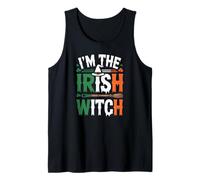 I'm The Irish Witch Ireland Halloween Spooky Easy Costume Tank Top