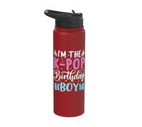 I'm The K Pop Birthday Boy Korean Pop Bday K-pop Lover Stainless Steel Insulated Water Bottle